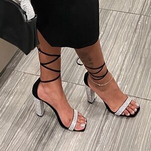 Rhinestone Heels